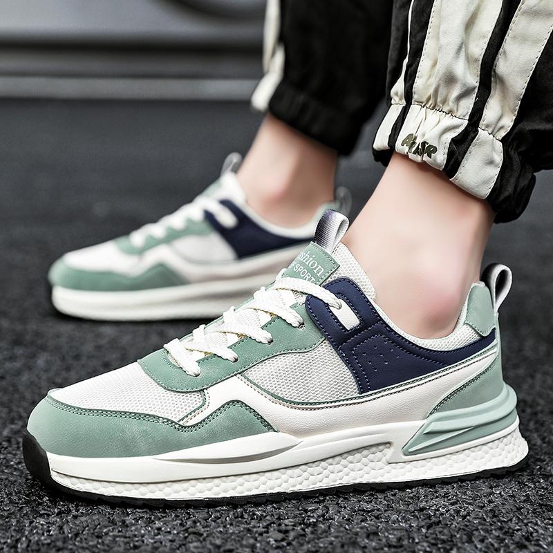 Men’s Jogging Sports Shoes Casual Street Style Running Sneakers Fashion Retro Shoes Students Large Plus Size Shoes