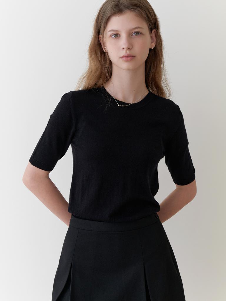 Liel Sandy Half Knit (Black)