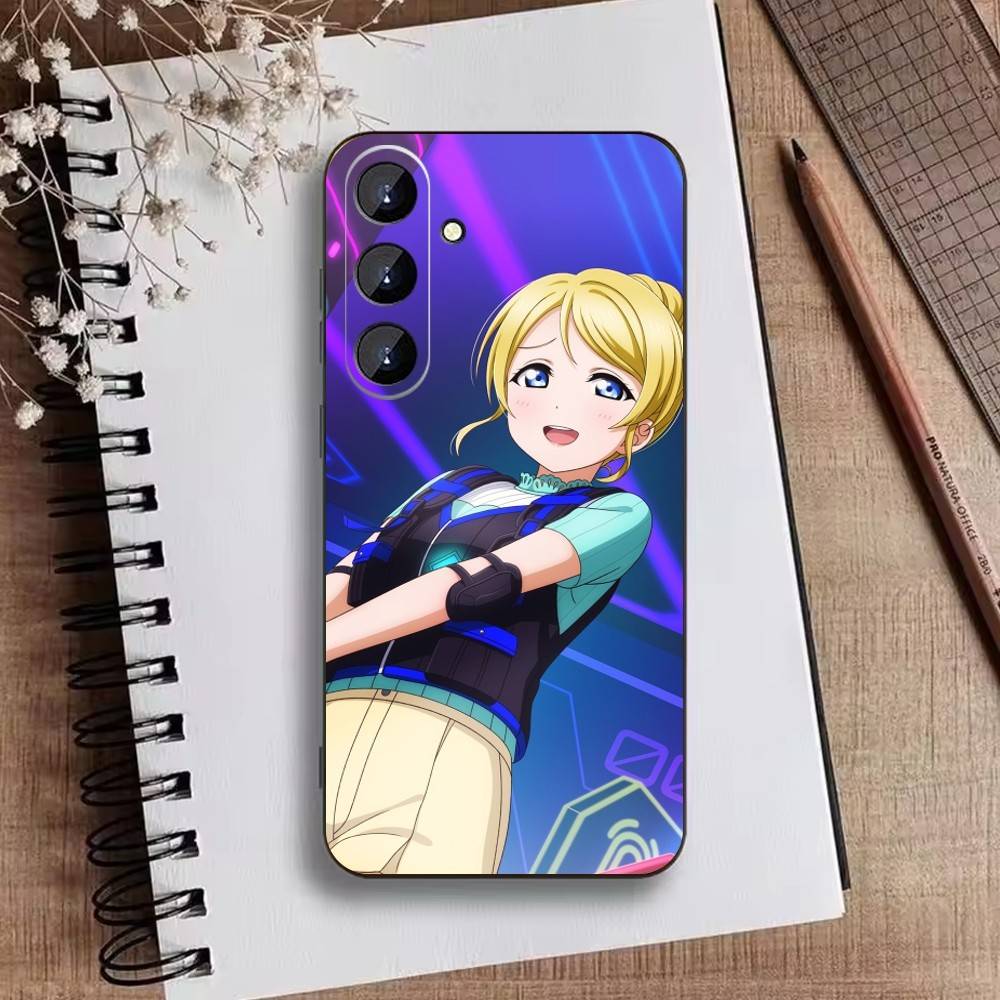 L-Love live-Ayase Eli Phone Case For Samsung Galaxy A73,21,22,32,71,53,52,51,80,5G Soft Black Cover