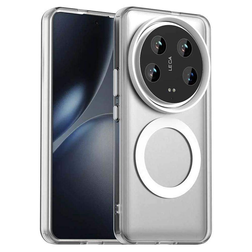 For Xiaomi 14 Ultra Case Compatible with MagSafe PC+TPU+PET Anti-Drop Phone Cover