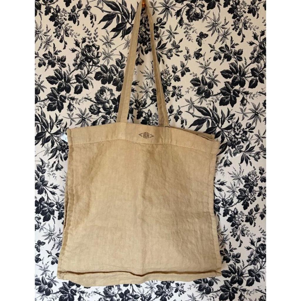 Used New Ron Herman Linen Grocery Bag Linen Tote