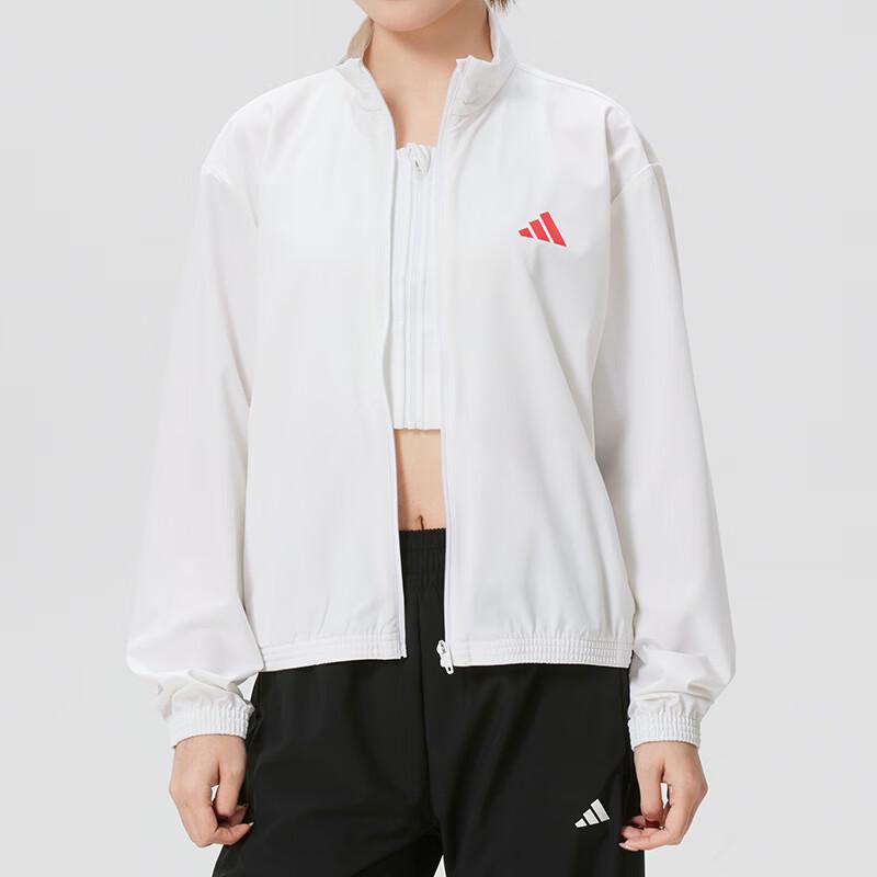 adidas Windproof Woven Stand Collar Running Jacket Women Jacket KH0178