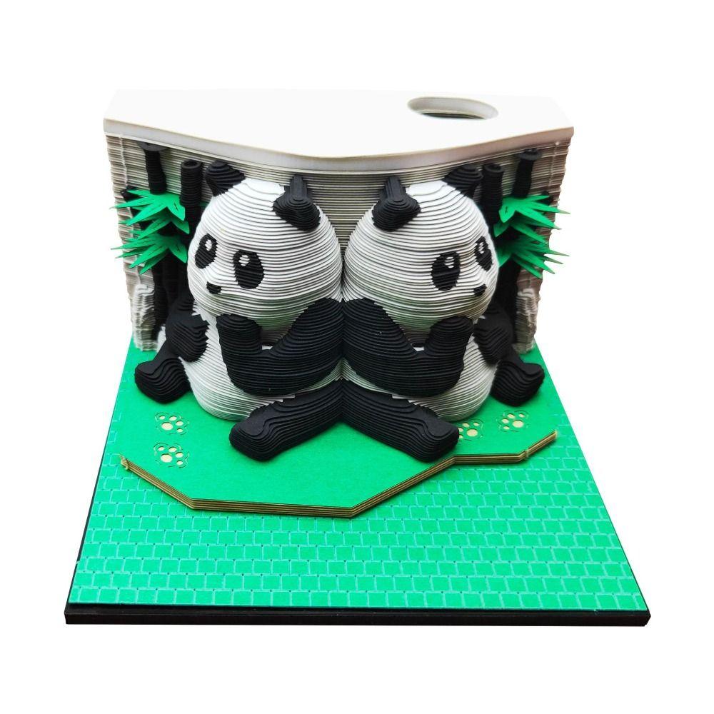 

3D блокнот с резьбой, блокнот для заметок, художественные 3D липкие заметки, креативные подарки