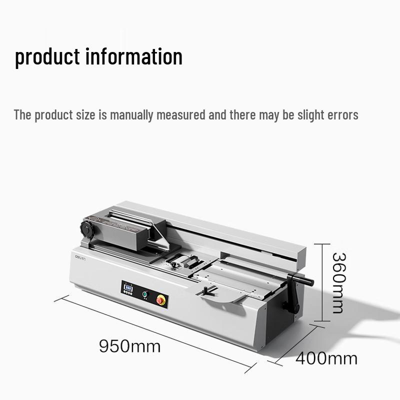 Deli GB904 A4 Hot Melt Glue Binding Machine CN plug (adapter included)