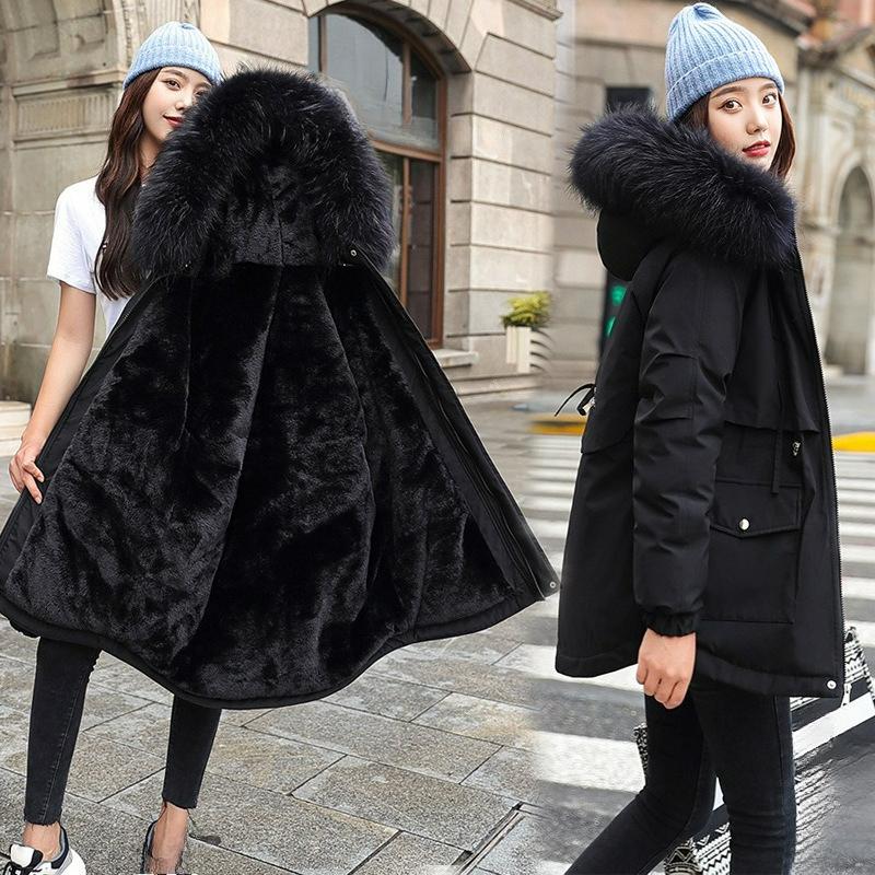 Jacket Women's Winter Short Down Padded Jacket, Large Size Padded Jacket, Thin and Thick Loose Padded Jacket