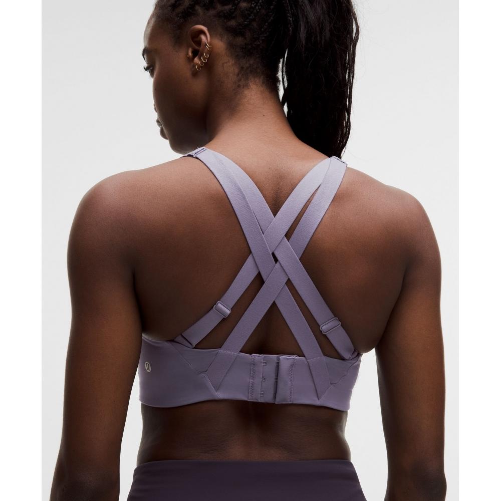 Lululemon EnerGy Bra  HiGh Support  B G Cups Grape Mist