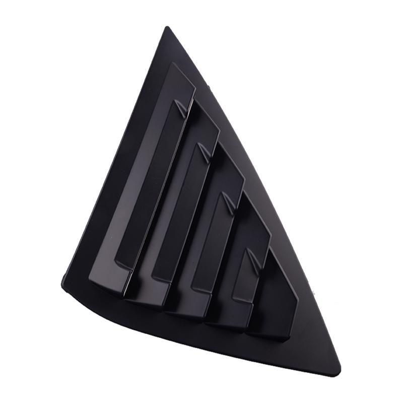 1 Pair Rear Window Louver Vent Cover Trim Scoop Shutter Vent Decor fit for Nissan Sentra Sedan 2013-2015 2016 2017 2018