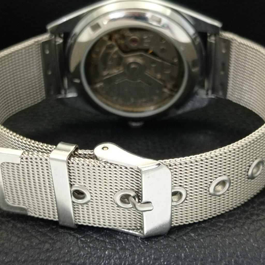 AUTOMATIC 6309A VINTAGE REFURBISHED SEIKO 5 JAPAN MENS SILVER WATCH a701722-5 R206c-a701722