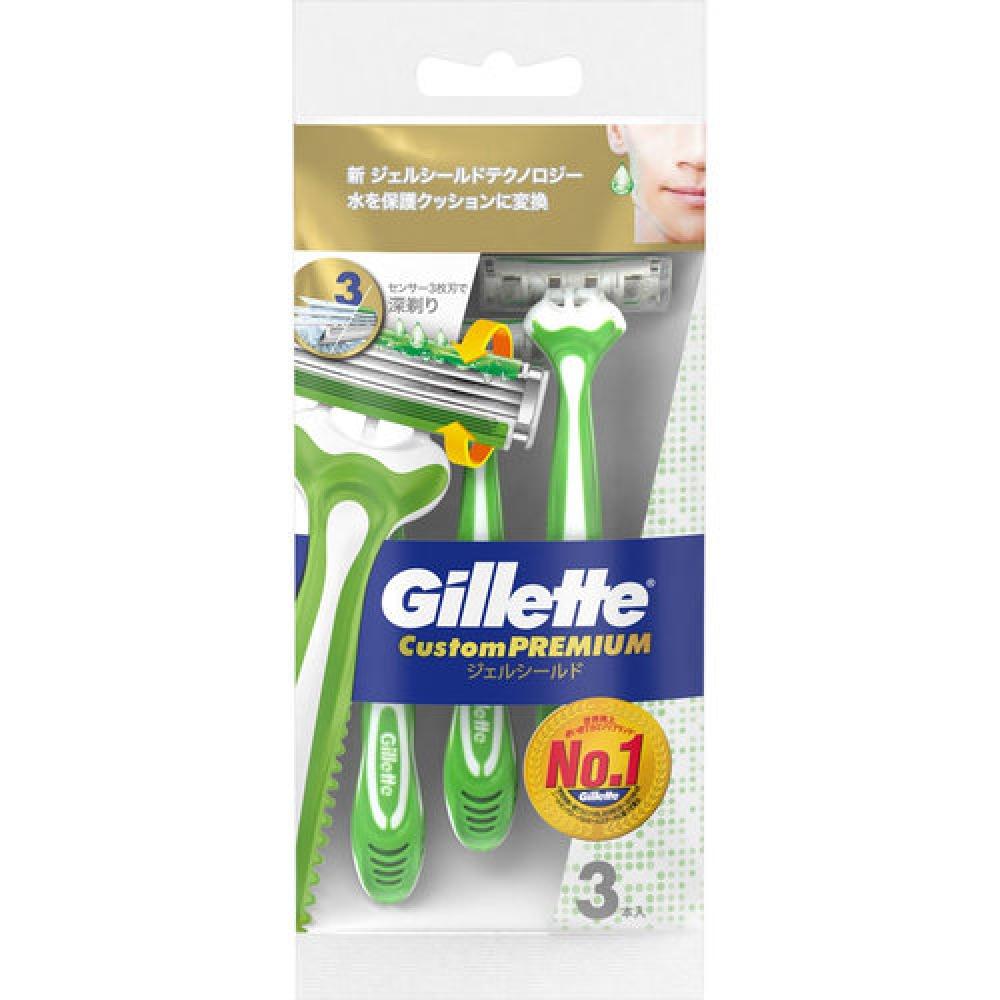 

3 гелевых щитка Gillette Custom Premium