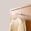 Foldable Storage Rack Behind the Door Foldable Hook on the Door for Hangers Clothes Storage Hook Hanger Storager