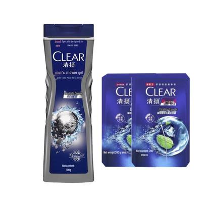 CLEAR Men's Oil Control Shower Gel & Shampoo Set