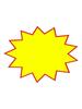 Large Explosion Sticker Price Tag for Supermarkets & Fruit Shops