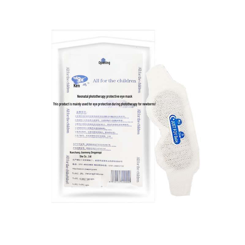 Jianpeng Novorozenecká fototerapie oční maska - 4 styly, ochrana proti modrému světlu, jednorázová