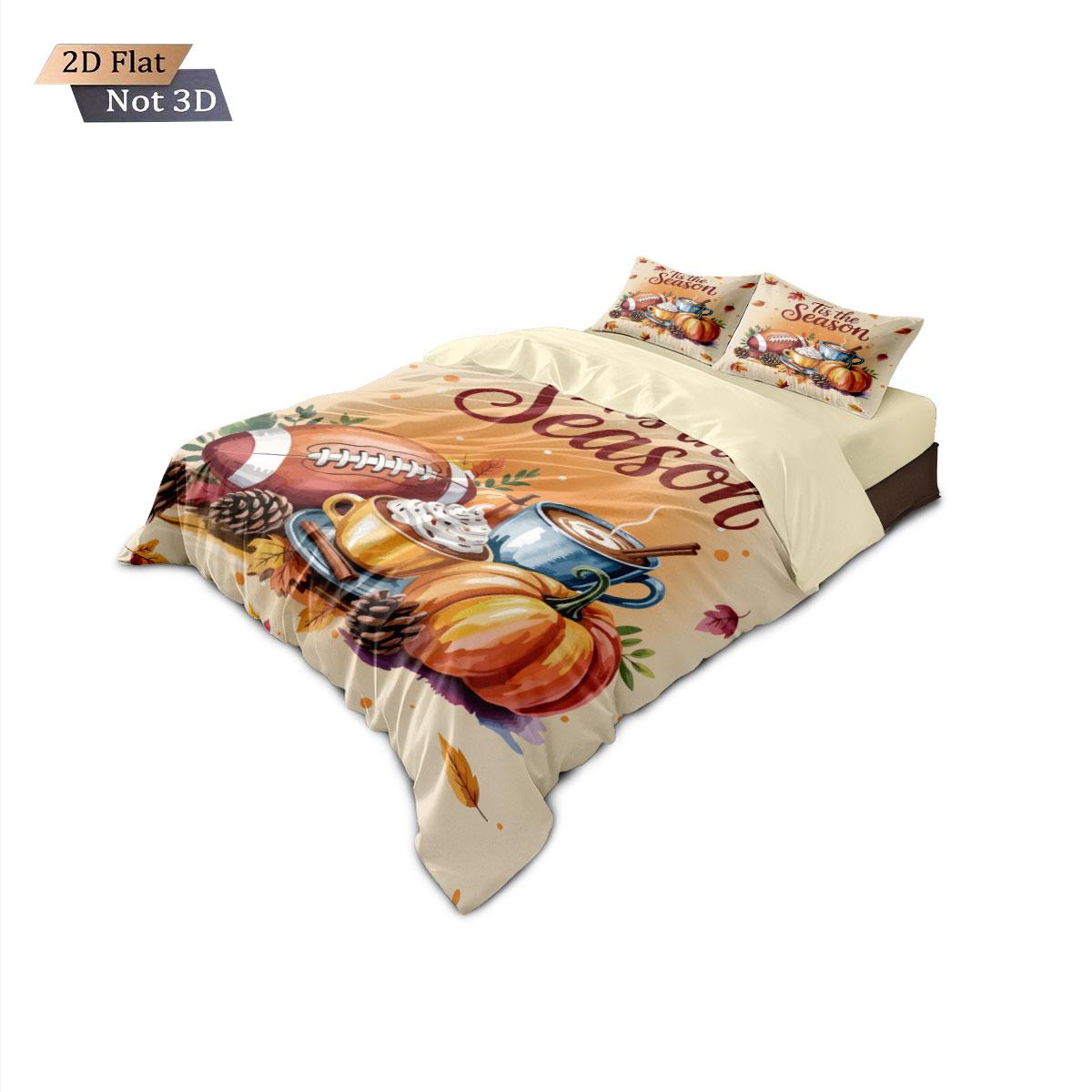 

Comforter 3Pcs Autumn Harvest Printed Coreless Bedding Comfortable Multi Size Bedroom And Dormitory S Machine Washable Comforter (quilt)-EU Single(135*200cm)3pcs