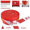 Red & White Reflective Retractable Safety Warning Tape