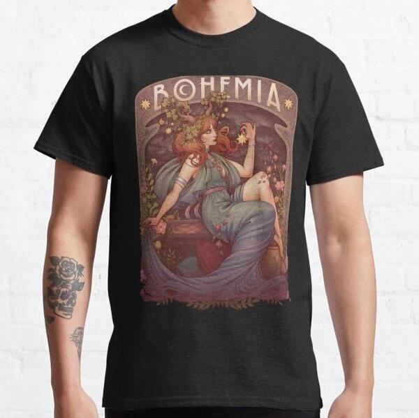 Art Nouveau BOHEMIA Vintage Gift Retro Classic T-Shirt S-3XL 3XL
