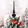 11 Inch Velvet Finial Christmas Tree Topper Vintage Mid Century Spherical Treetop Ornament