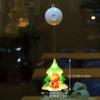 LED Christmas Suction Cup Lamp Decorative Creative Curtain Lamp Christmas Tree Elk Bell Combination Decorative Creative Pendant