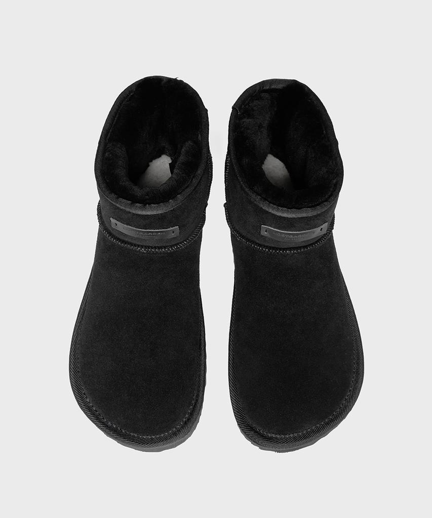 Lostgarden Wide Fur Boots Black