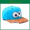 Cartoon Big Eyes Blue Hiphop Cap With Breathable Cotton For Men Women Summer 2024