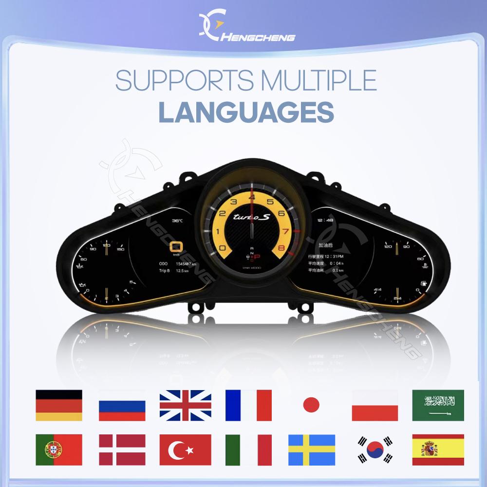 For Porsche Panamera 2010-2016 Digital Cluster LCD Dashboard Player Cockpit Virtual Instrument