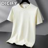 DICIFY Men's Fashion Casual Summer Spring O-Neck Short Sleeve Blouses & Shirts