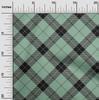 oneOone Cotton Flex Fabric Tartan Check Print Fabric By The Yard 40 Inch