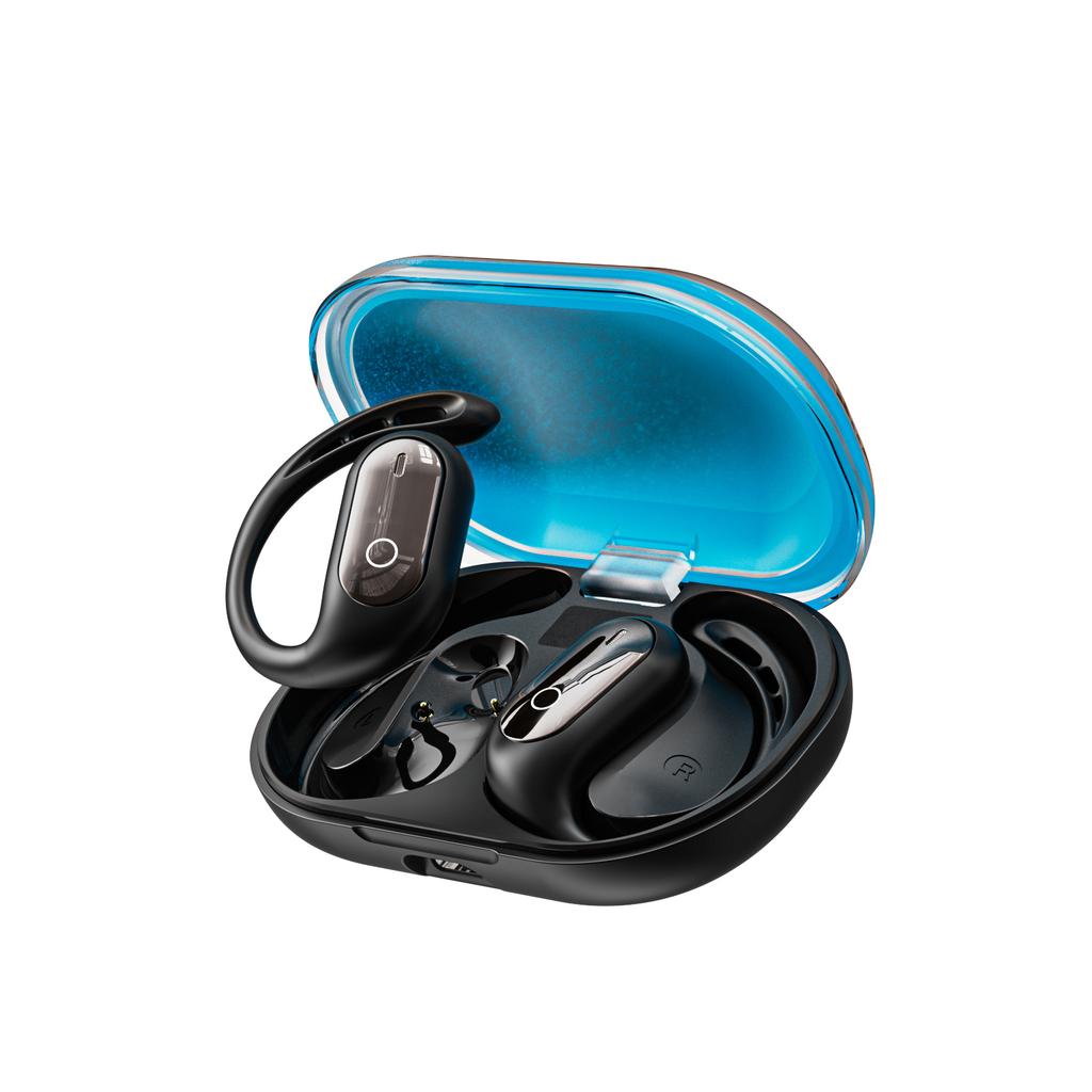 Luminous Quicksand Bluetooth 5.4 Earphones Real-time AI Translation Headset Night Light Flowing Hanging Wireless Headphone NEC Noise Reduction Earbuds