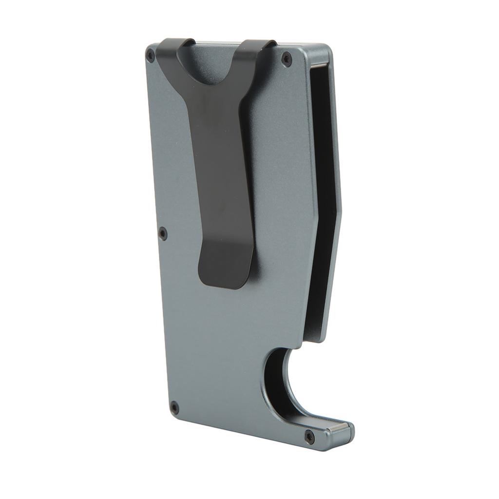 Aluminum Alloy Card Holder Antimagnetic Anti Theft Swiping Card Case Auto Popping Up Credit Card