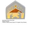 Christmas Nativity Lamp Silicone Mold DIY Handmade Birth of Jesus Scene Ornament Crafts Mold Gypsum Cement Epoxy Resin Casting Mold