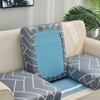 Square Lattice Printed Sofa Chair Seat Cushion Cover Elastic Sofa Slipcovers Designed For Household Pets Protector L Shape Anti -Dust Machine