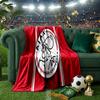 Coperta Plaid Ajax Amsterdam Coperta in Flanella Peluche per Divano Letto Regali per Uomini Donne Coperta da Viaggio Picnic Regali di Natale per Fan