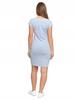 Women's Cotton Tube Dress Above the Knee Comfortable Elegant MORAJ L BLUE