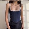 2021 Vest Women's Top Summer Corset Fashion Sexy Outer Wear Women Suspender Top