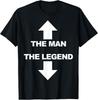 De man de legende Grappige volwassen humor De man de legende T-shirt Unisex T-shirt