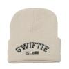 Winter Hat Male Taylor Swift Knitted Hat Taylor Embroidered Alphabet Wool Hat Winter Pullover Hat