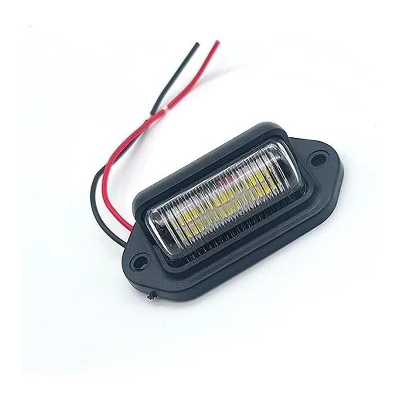 Feu De Plaque D'immatriculation Universel LED 12V-24V, Feu Arrière Pour Voitures, Camion, Remorques, Moto, Camping-car, Bateau