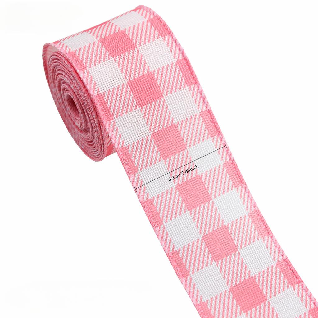 5yards Christmas Ribbon Printed Christmas Polyester Ribbon For Handmade Design Christmas Decoration Gift Packing