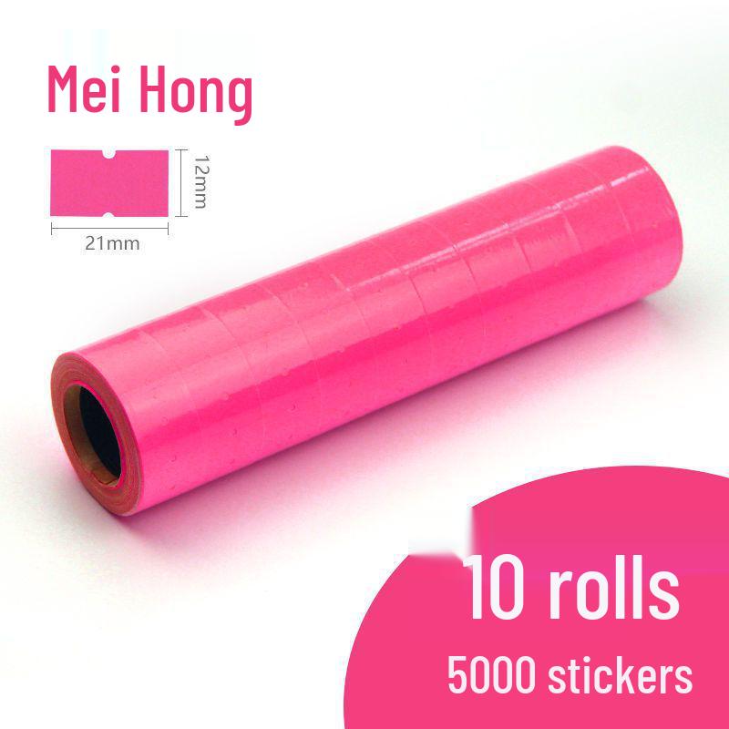 Price Tag Coding Paper Roll for Supermarket Label Machines