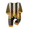 Family Matching Halloween Print Pajama Set Long Sleeve Top and Pants for Parents and Children