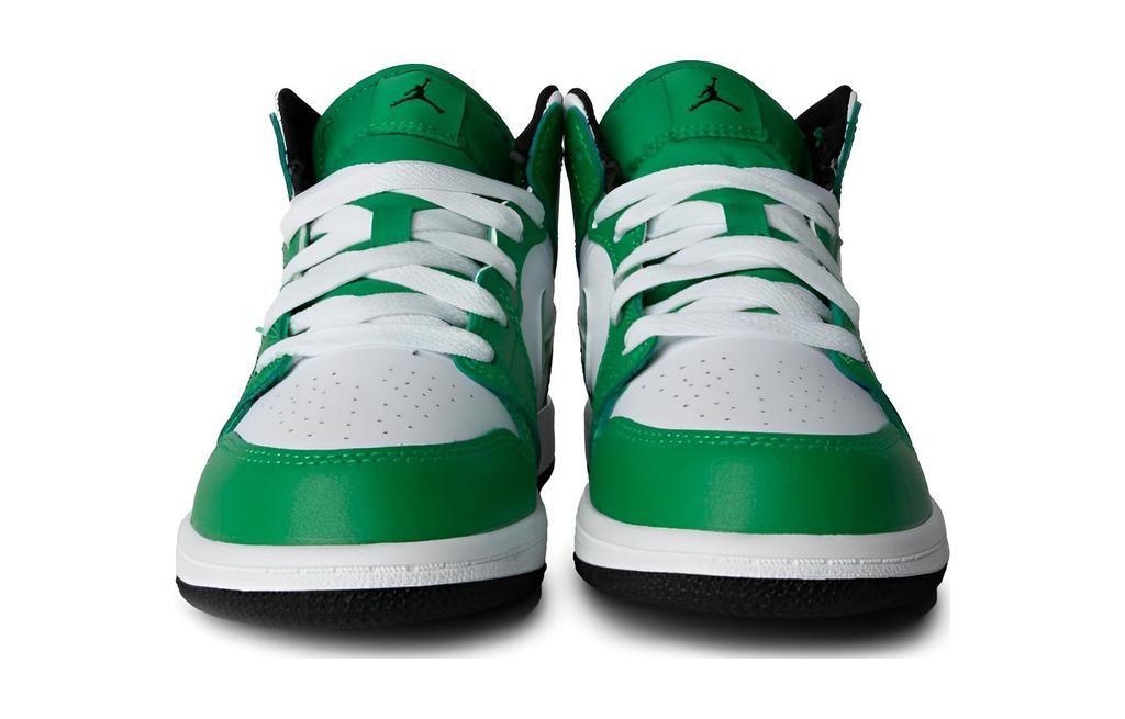 Jordan Kids Air Jordan 1 Mid "Lucky Green" Sneakers DQ8424-301