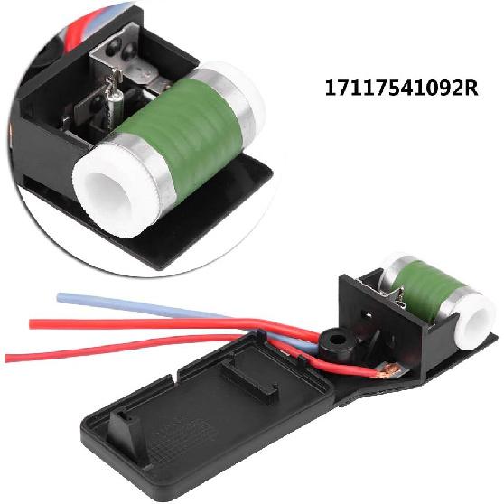 Radiator Fan Resistor, 17117541092R Car Engine Cooling Radiator Fan Motor Resistor, Car Engine Blower Fan Replacement Fan Resistor Fit for Mini R50