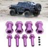 4PCS 12mm RC Wheel Hex Hub with 20mm Offset Extension Crawlers Wheel Hex Drive Adapter for 1Celsius10 RC Crawler Repairing and Upgrading