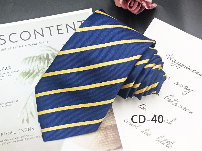 

Мужской 8 см профессиональный жаккардовый шелковый полиэстеровый полосатый деловой галстук ручной работы