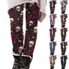 Women's Halloween Print Stretch Leggings for Casual Wear