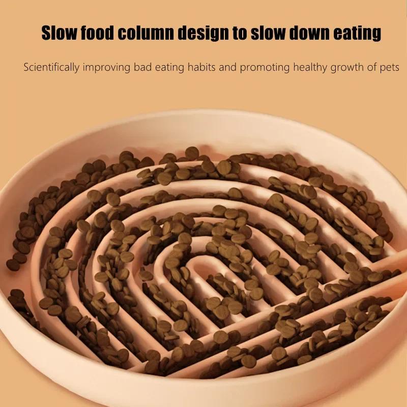Slow Food Bowl Silicone Dog Lick Mat for Dogs Pet Slow Food Plate Non-sliping Pet Anti-choking Feeder Dog Food Bowl Pet Supplies