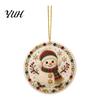 Christmas Hanging Ornament Acrylic Ornament, Double Side Printed Animal Shaped Holiday Tree Decor Pendant, Festive Home Decoration