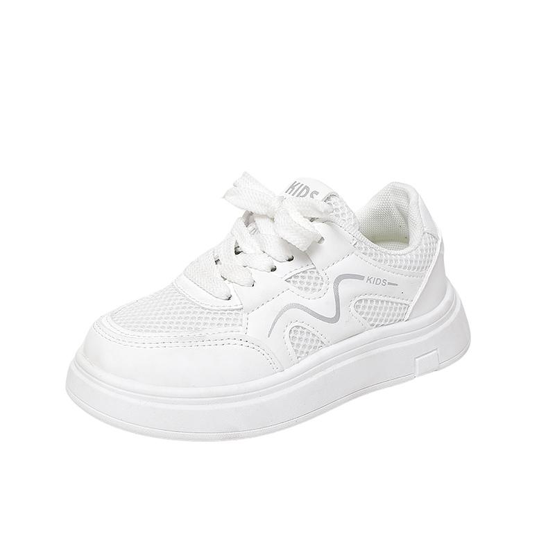 Students Tennis Shoes Air Mesh Breathable Kids Running Shoes Non-slip Soft Sole 2025 New Children Sports Shoes Hook&loop Casual