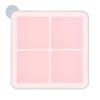 Stampo in Silicone a 6 Scomparti per Cubetti di Ghiaccio e Pappe per Bambini - Stampo di Grande Capacità per Uso Domestico