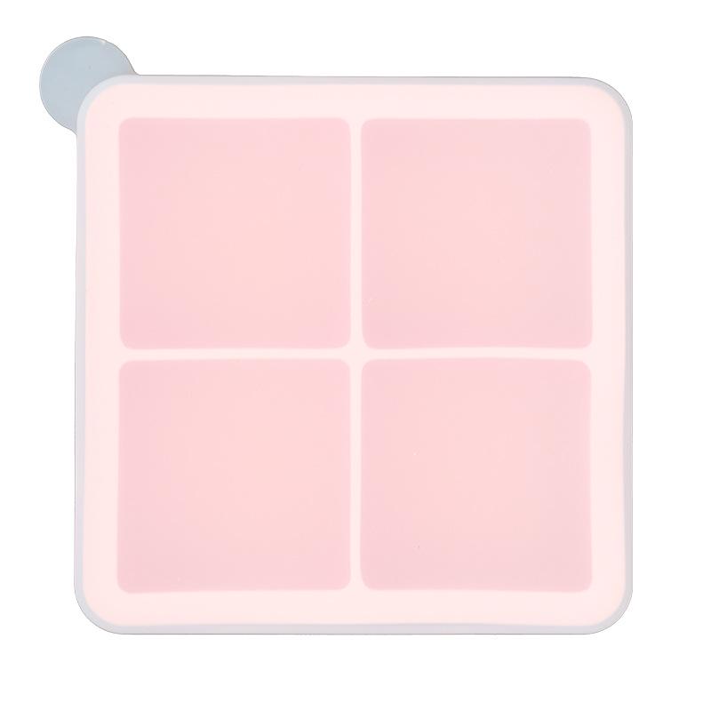 Stampo in Silicone a 6 Scomparti per Cubetti di Ghiaccio e Pappe per Bambini - Stampo di Grande Capacità per Uso Domestico